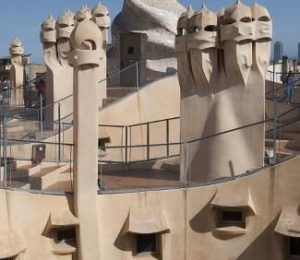 Poster_ Emmerson's Group of Grotesque Chimneys on the Roof of La Pedre